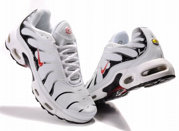 New Men\'S Nike Air Max Tn Black/ White/Red